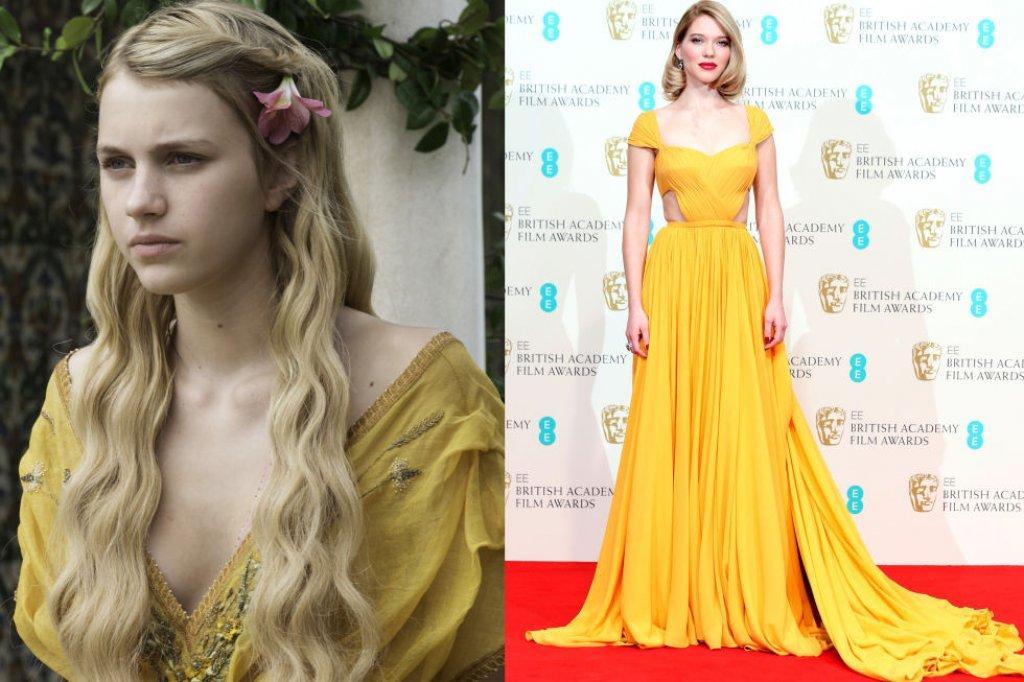 Myrcella Baratheon vs Lea Seydoux in Prada