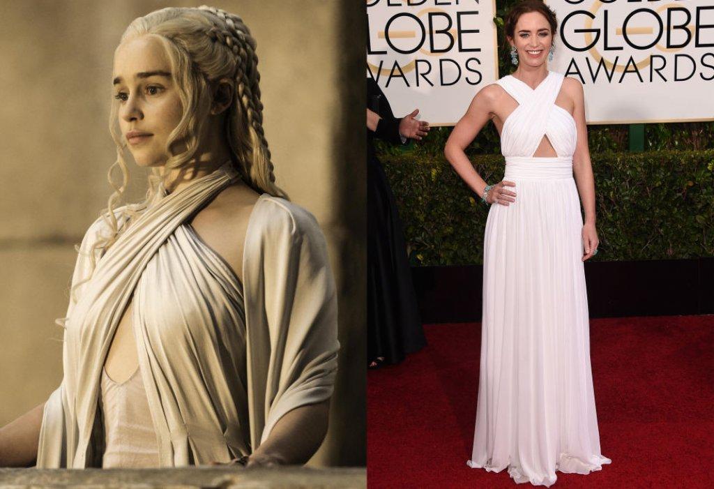 Daenerys Targaryen VS Emily Blunt di Michael Kors 