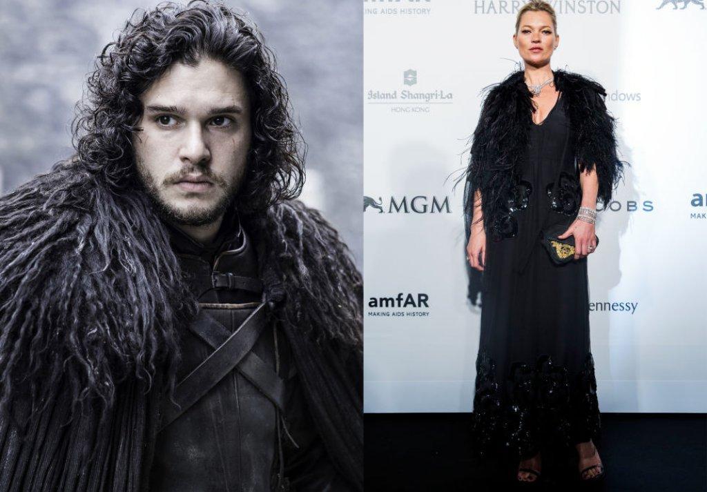 Jon Snow VS Kate Moss in Marc Jacobs