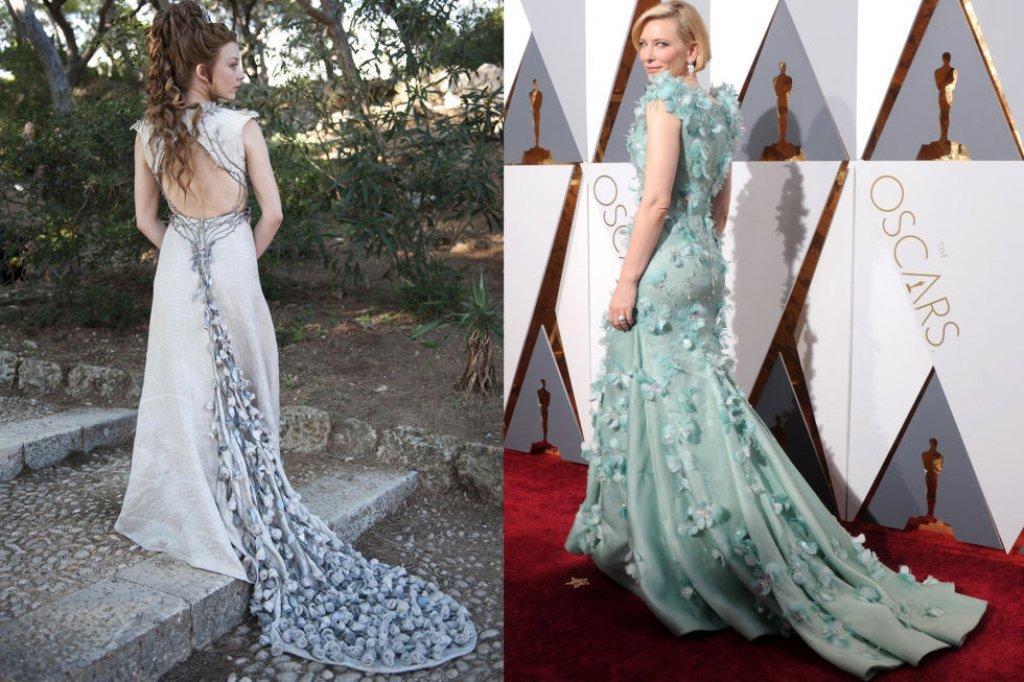 Margaery Tyrell VS Cata Blanchett in Armani Privè
