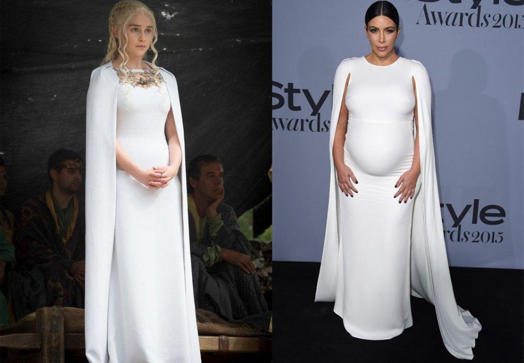 Daenerys Targaryen vs Kim Kardashian in Valentino